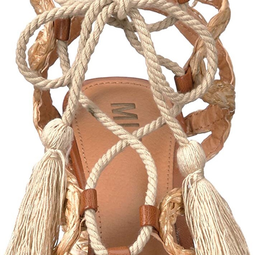 MIA ‘Gia’ Raffia Sandals - Picture 3 of 7
